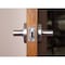Global Door Controls Eiffel Standard Duty Brushed Chrome Grade 2 Commercial Cylindrical Passage Hall/Closet Door Handle with Clutch Function GAL-1110L-R-626 - alternate 3
